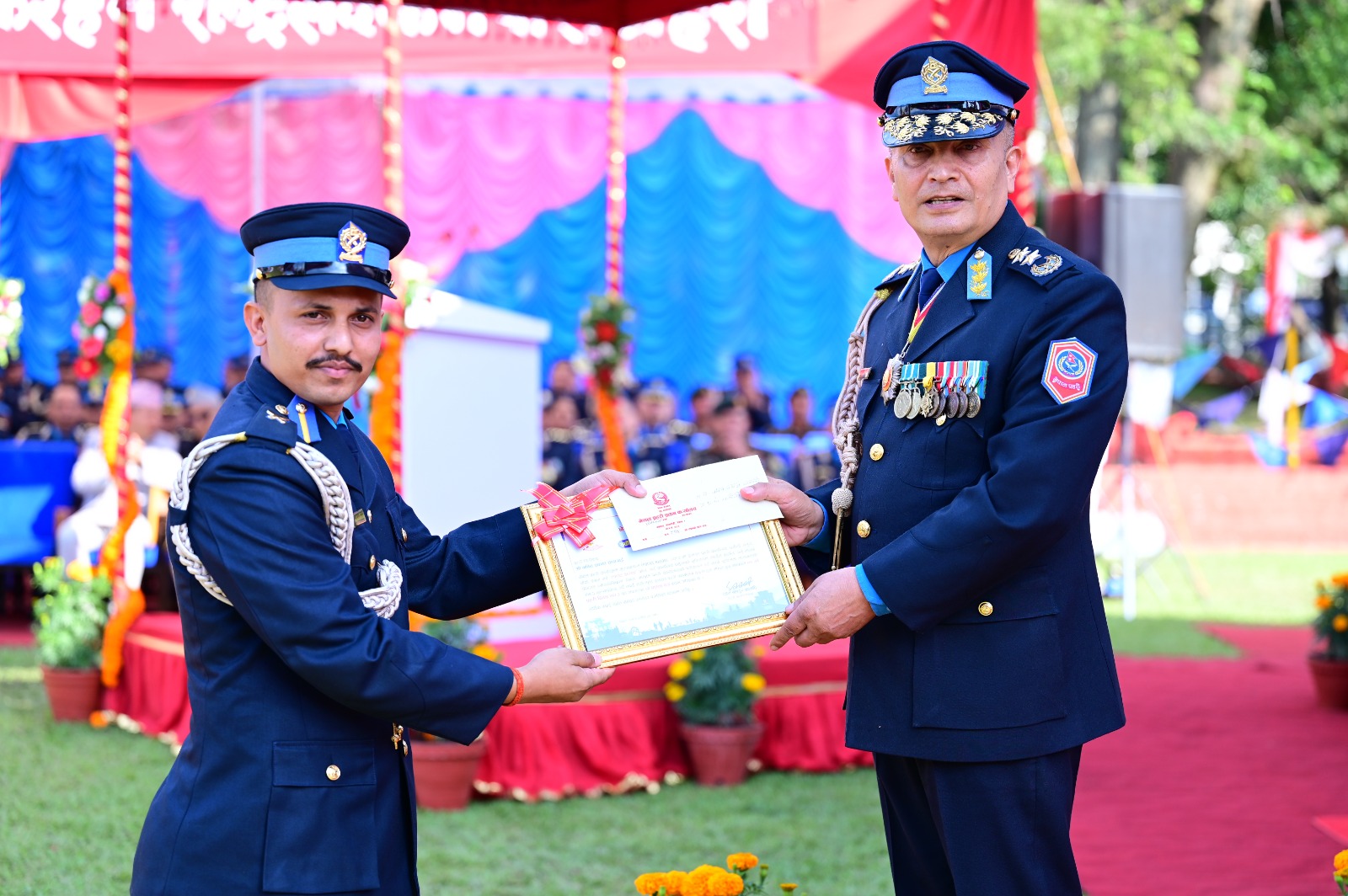 पुलिस ब्याटनमा बाँकेको ईलाका प्रहरी कार्यालय धनौली देशकै उत्कृष्ट